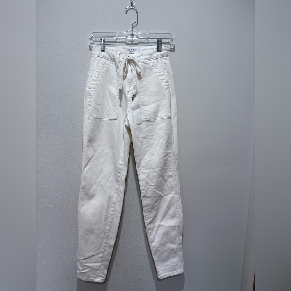Judy Blue Women’s White Drawstring Pants
